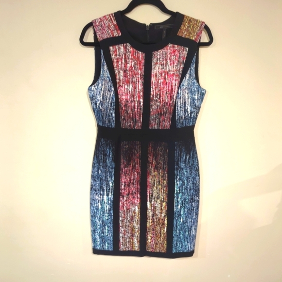 BCBGMaxAzria Multicolor Sleeveless Dress - Picture 1 of 6